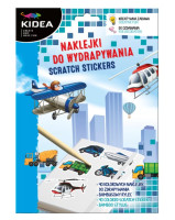 Naklejki do wydrapywania POJAZDY KIDEA  Derform